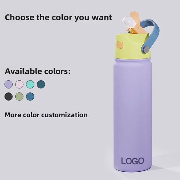 22oz Stainless Steel Space Bouncing Lid Flask